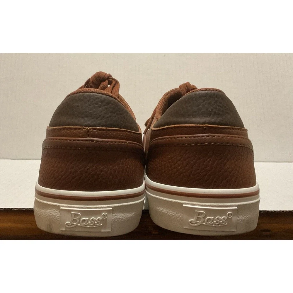 Bass Men’s 12 Brown Faux Leather Shoes Everyday Wear